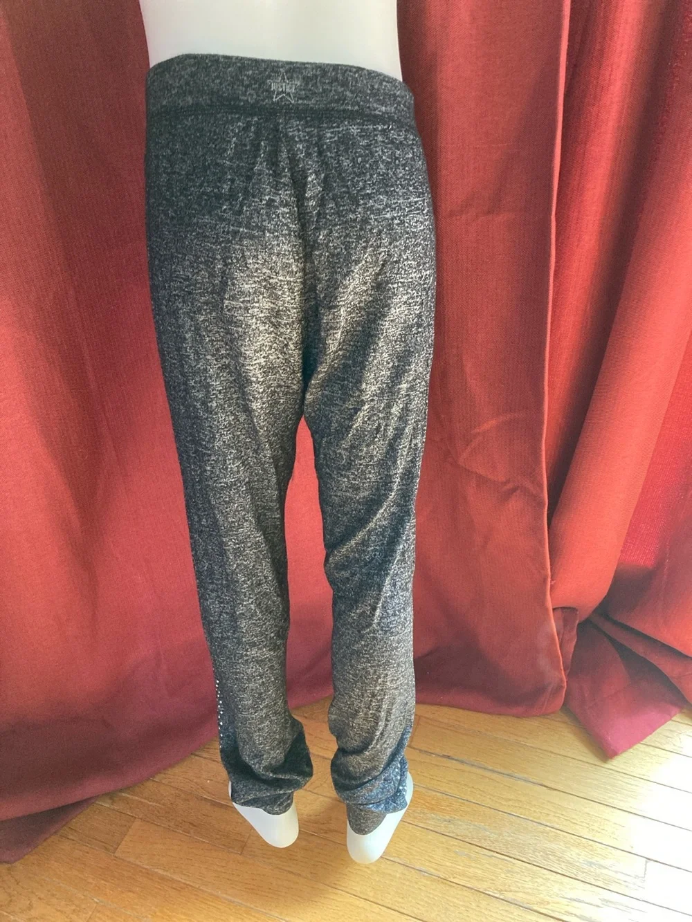 Justice Sparkle Black Jogger Pants, 14/16